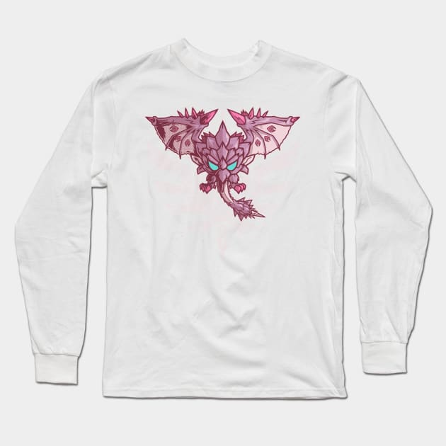 Pink Rathian | Monster Hunter Long Sleeve T-Shirt by YhaniDoriasArts